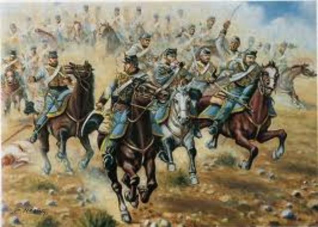 Victoria española en la batalla de los Castillejos.