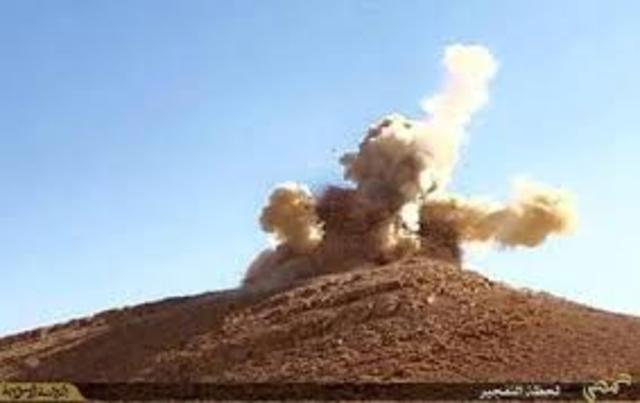 Destrucción en Palmira.