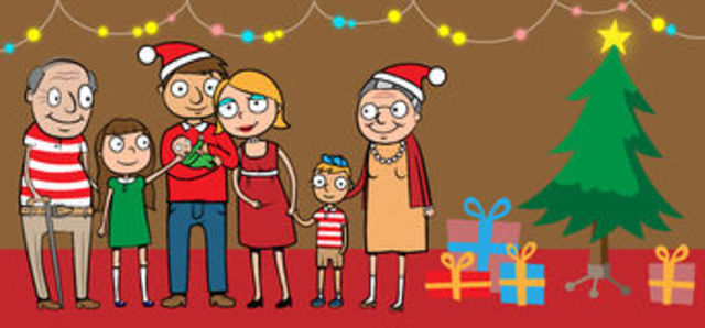 O anúncio à família