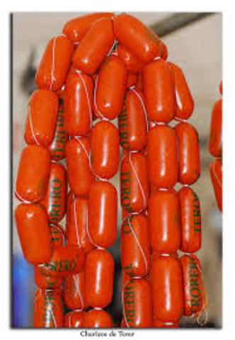 Ristra de chorizos variados