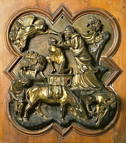 Il sacrificio di Isacco, F. Brunelleschi