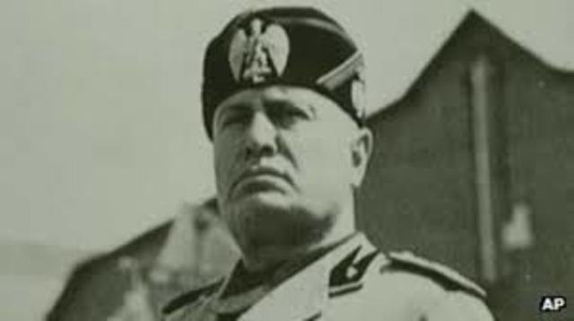 Mussolini takes power in Italy
