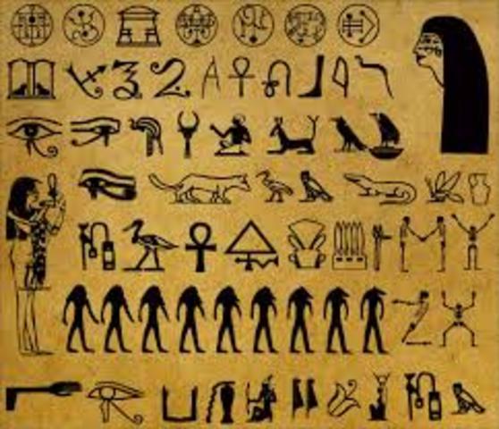 ESCRITURA EGIPCIA