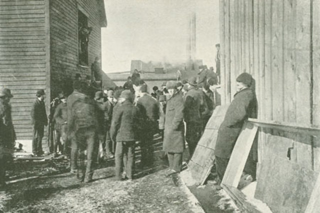 The first Springhill Mining Disaster occurs killing 125