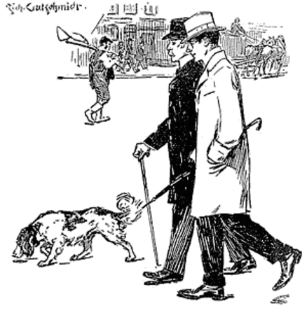 Sherlock Holmes and Watson followed Toby