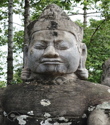 Jayavarman VIII enthroned