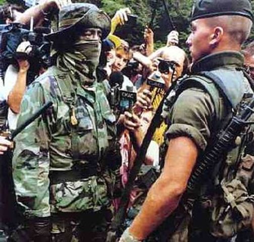 The Oka crisis begins