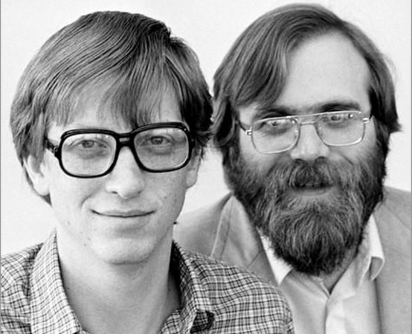 Bill Gates y Paul Allen (Fundadores de Microsoft).