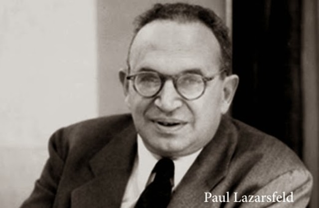 La influència de la ràdio, Lazarsfeld