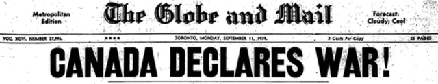 Canada Declares War
