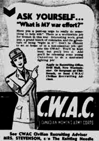 Women allowed to the Formation of CWAC
