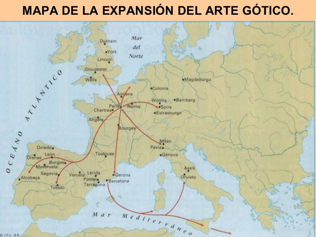 Expansion del arte gotico