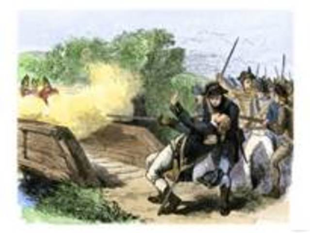 The battle of Concord.
