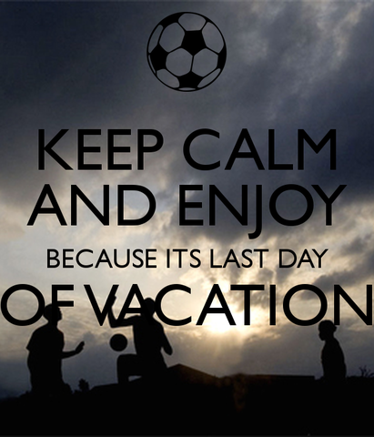 Ultimo dia de Vacaciones