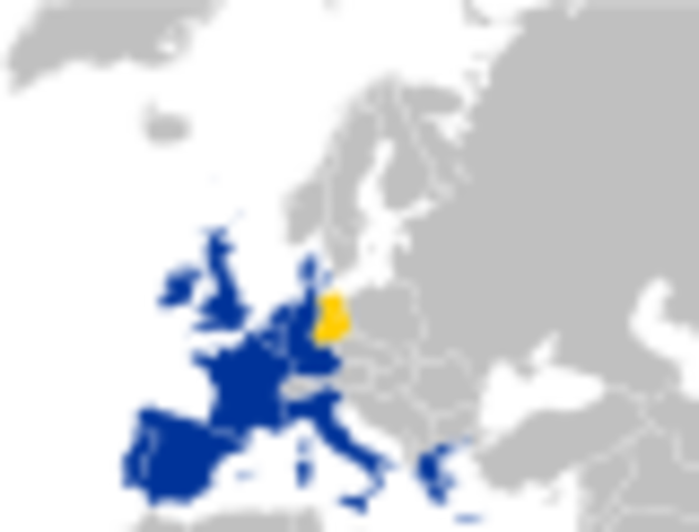 Europa de los doce y firma del Acta Única Europea