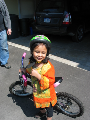 Ella's new bike