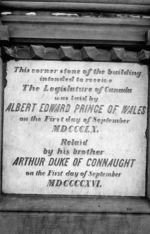 Cornerstone of Parliament Building Laid