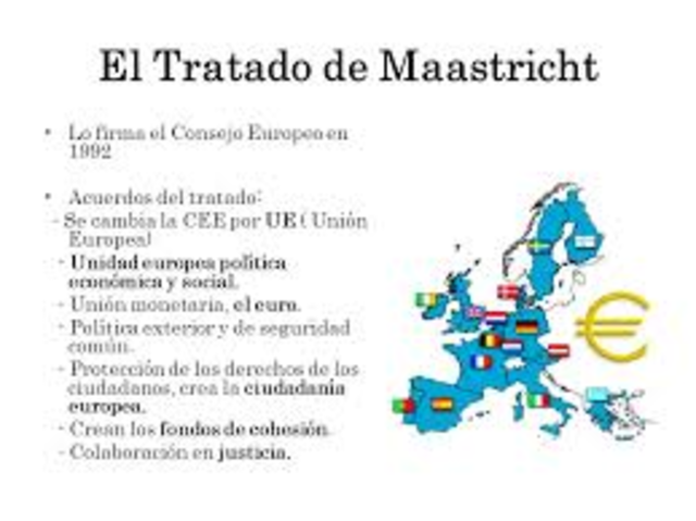 entra en vigor el tratado de Maastricht