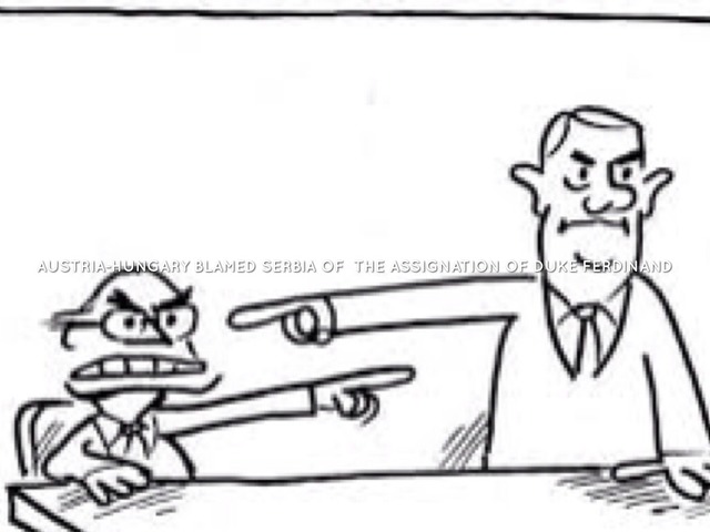 Austria-Hungary blames Serbia