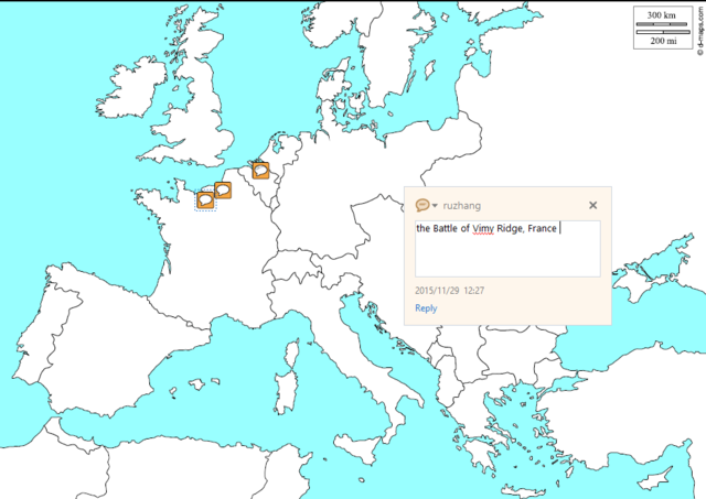 The Battle of Vimy Ridge, France