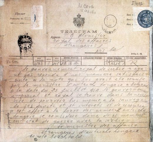 Declaration of War against Austria