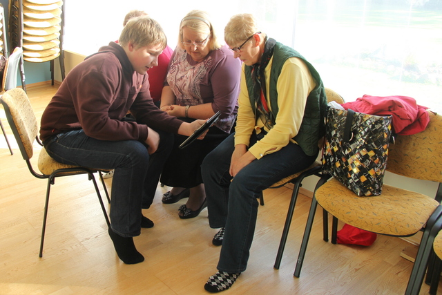 Õpilastega TÕNi üritusel õpetamas