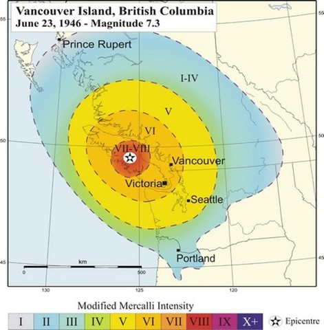 Canadas largest earthquake