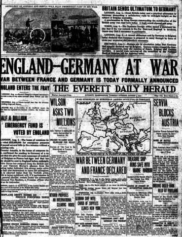 {Notable Events} - WWI