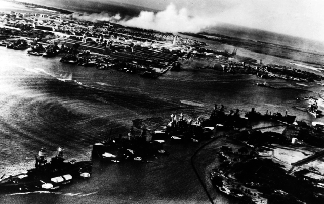 {Notable Events} -  declare war on Japan