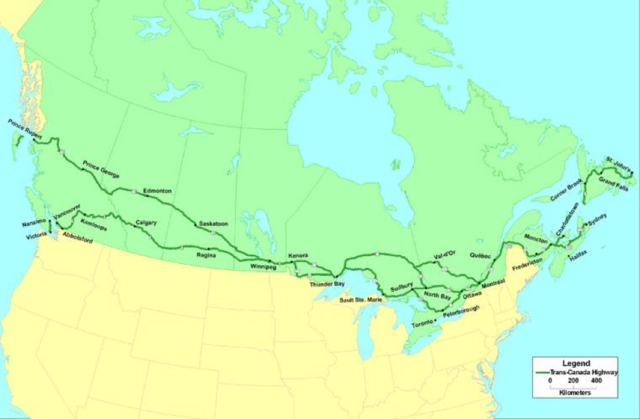 {Notable Events} - Trans-Canada Highway