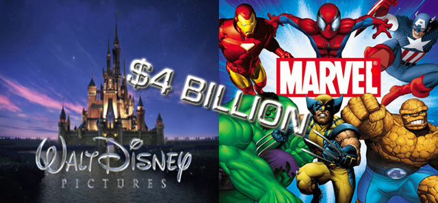 Disney buys Marvel for $4 billion