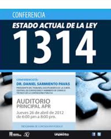 Articulo 13 de la ley 1314 2009