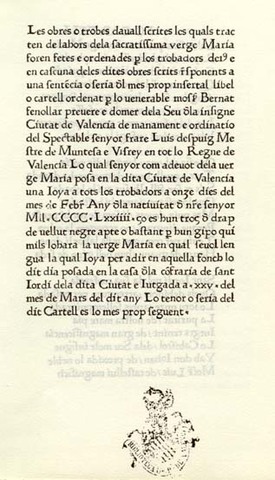 Primer libro impreso en España