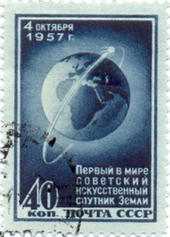 Sputnik I launched by the Soviet Union