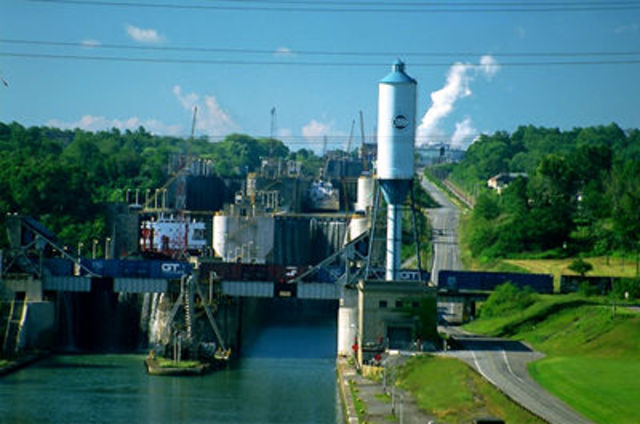 The Welland Canal (second) opened