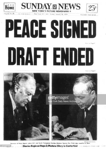 Vietnam Ceasefire Signed
