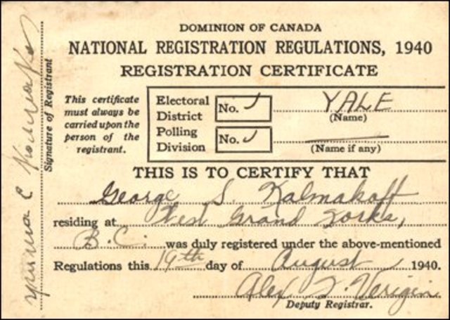 The National Resources Mobilization Act is passed