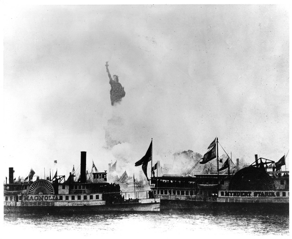Statue of Liberty dedicated