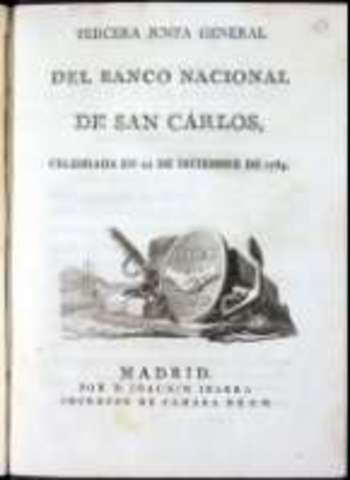 Se funda el Banco Nacional de San Carlos