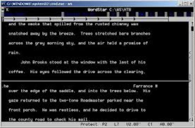 Primer procesador de texto