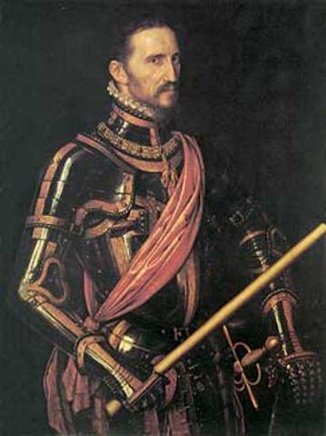 Spanish Duke of Alba executed 1500 Protestants and suspected rebels