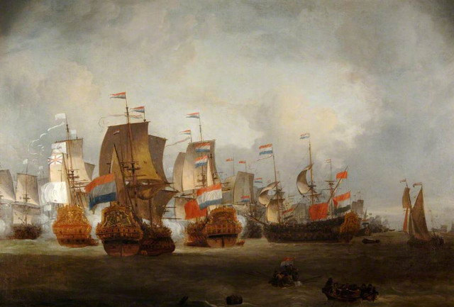 Dutch have a fleet of ships of about 4800