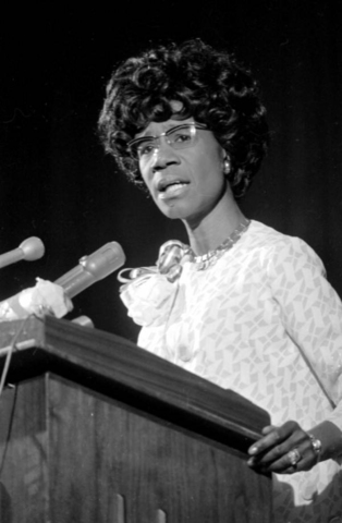 Martin Luther KindJr. and Shirley Chisholm