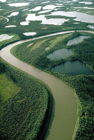 Forming of the Mackenzie River
