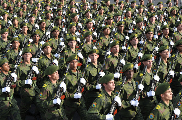 Enlisted in the Cuban Army