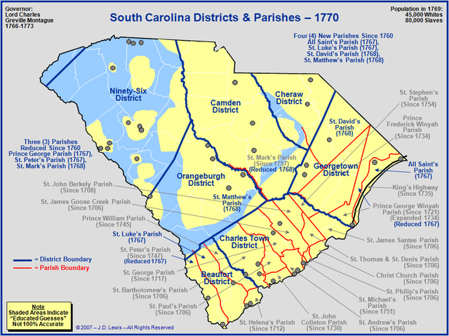 South Carolina was founded