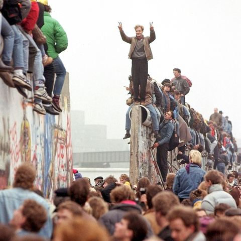 Berlin Wall Comes Down