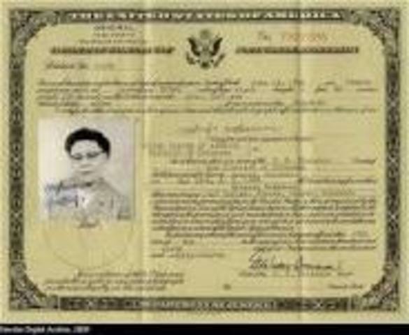 The Alien Naturalization Act is ratified