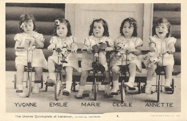 Dionne Quintuplets Were Born