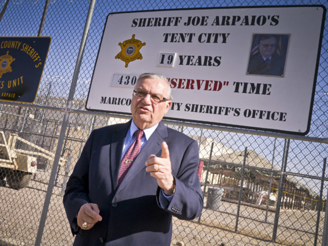 Joe Arpaio Moves Immigrants to Seperate Part of the Prison